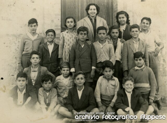 1952-53 scuolka elementare classe mista